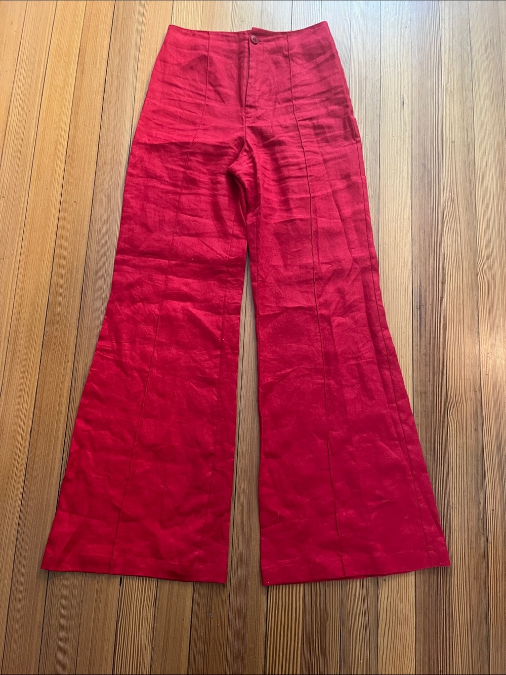 Reformation wide leg linen pants